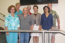 CTAHR dietetics program accreditation team